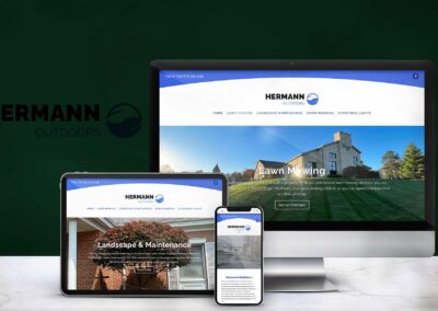 Lawn Mowing & Landscaping Website for Hermann Outdoors