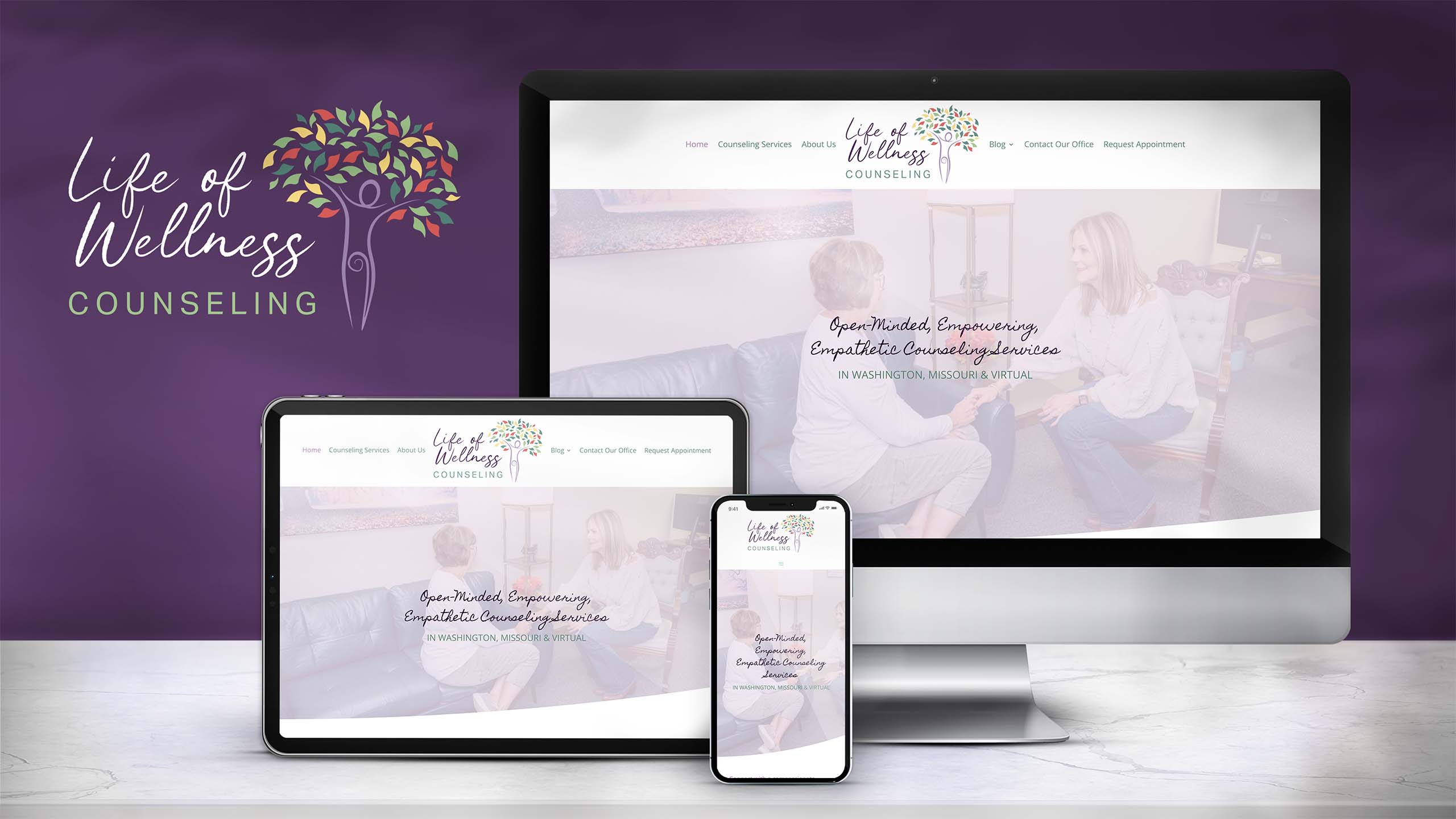 Better Together Mental Health's website was designed and developed by Neat + Nimble. | Website Design Columbia, Missouri