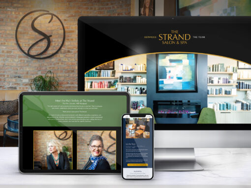 The Strand Salon and Spa Website Refresh